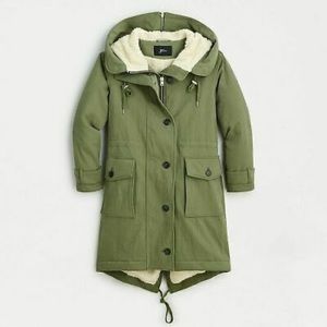 J.Crew Sherpa Lined Utility Parka